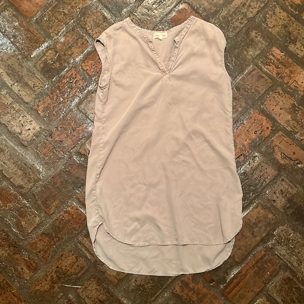 Cloth & Stone Tencel dress. Tan/khaki color